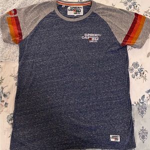 Xxl blue Superdry t shirt